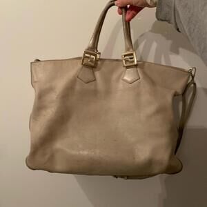 Beige Fendi Twin Tote